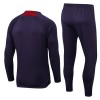 Paris Saint-Germain Trainings Sweatshirt Pak Quarter-zip 2023-24 Purper - Heren